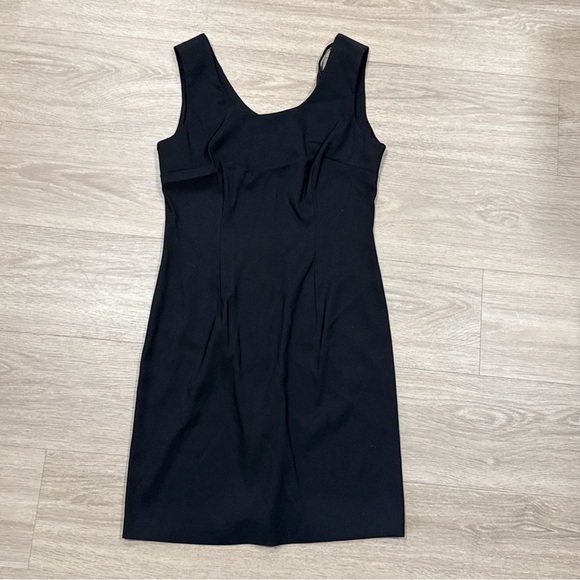 Connected Apparel Black Sheath Mini Dress - Picture 1 of 3